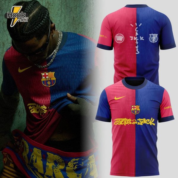 FC Barcelona x Travis Scott 2025 Limited Edition Shirt