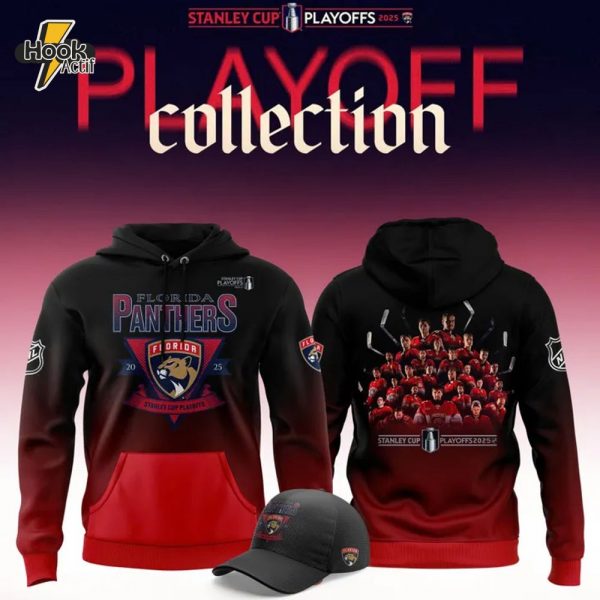 Florida Panthers 2025 Stanley Cup Playoff Participant Crease Hoodie