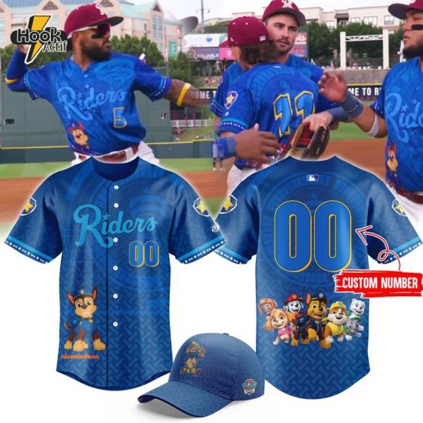 Frisco RoughRiders x Paw Patrol Night 2025 Personalized Baseball Jersey