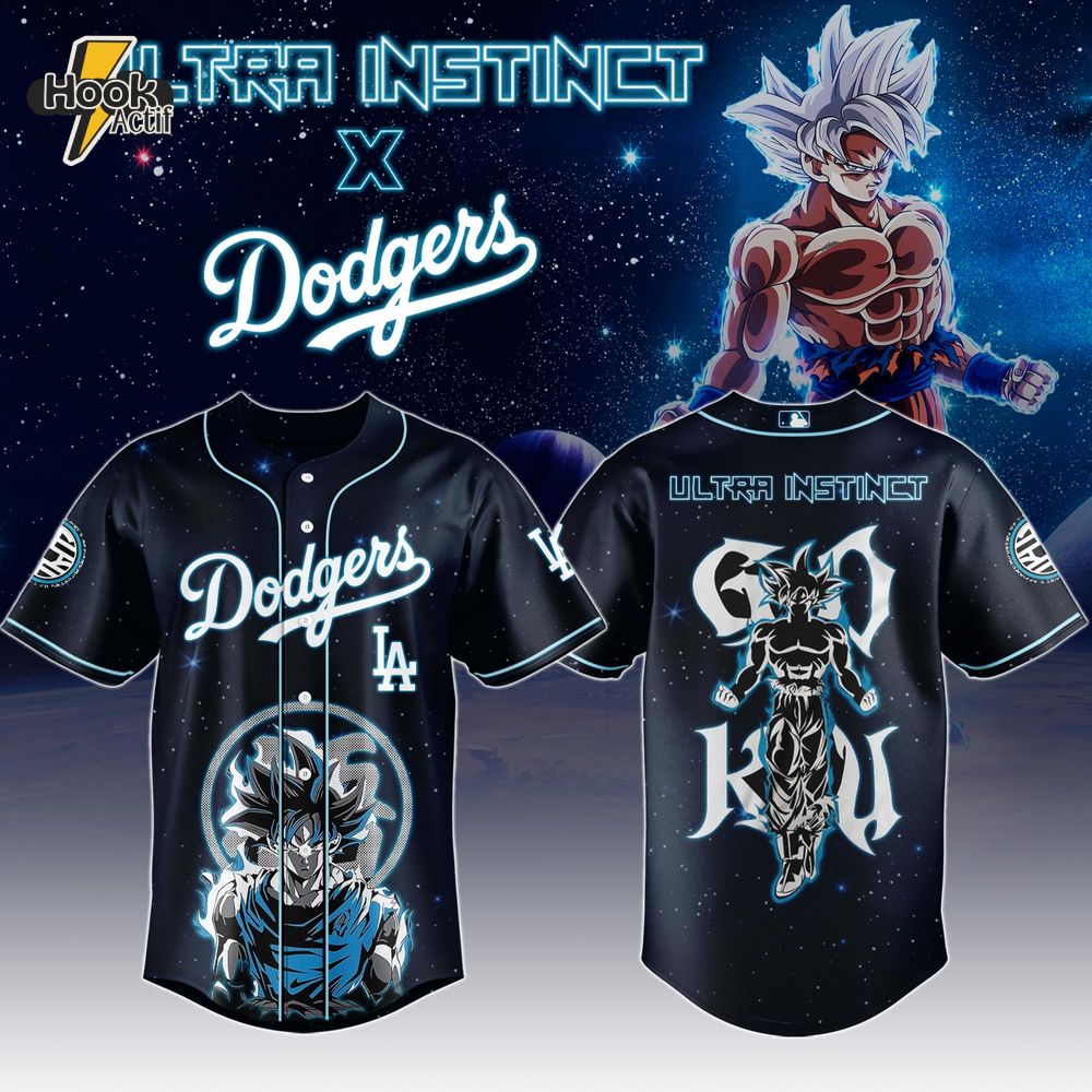 Goku Ultra Instinct x Los Angeles Dodgers 2025 Limit Break Jersey Goku Ultra Instinct x Los Angeles Dodgers 2025 Limit Break Jersey