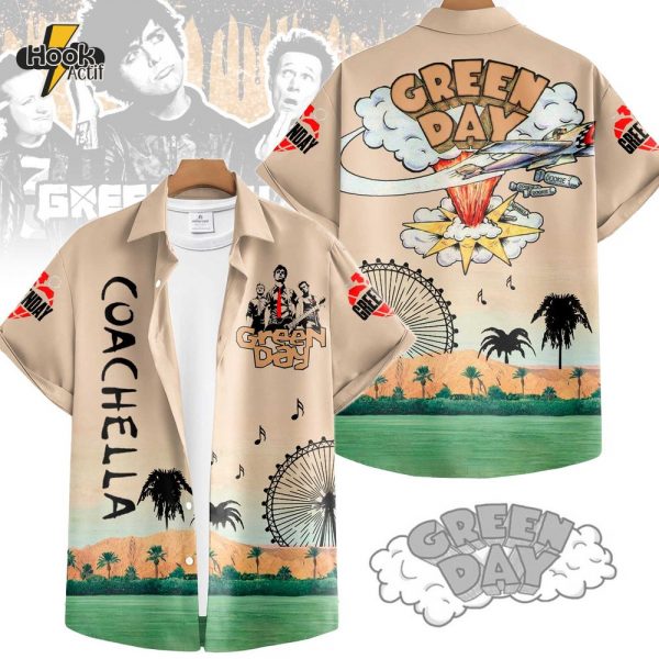 Green Day Coachella 2025 Special Hawaiian Shirt