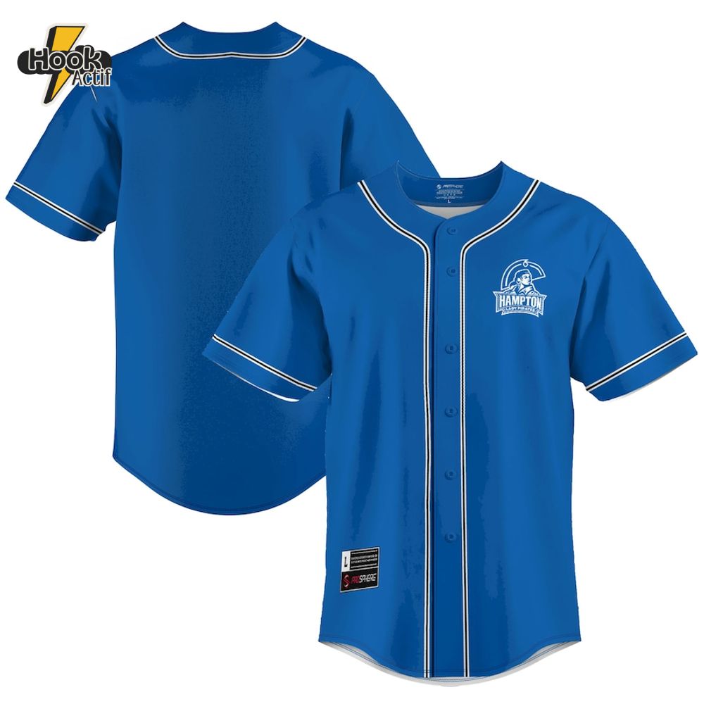 Hampton Pirates Royal Baseball Jersey Hampton Pirates Royal Baseball Jersey