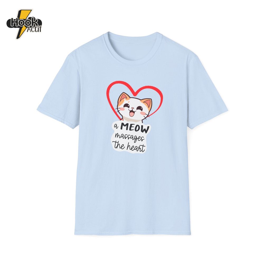 Heart Massaging Meow Cat T-Shirt Heart Massaging Meow Cat T-Shirt