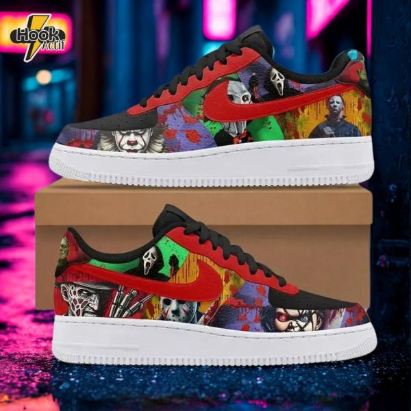 Horror Movies Nike Air Force 1 Sneaker Limited Edition Design