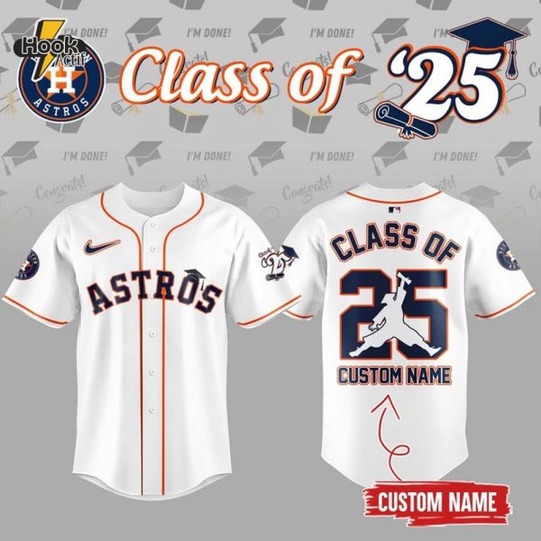 Houston Astros ''Class Of 2025" Baseball Jersey
