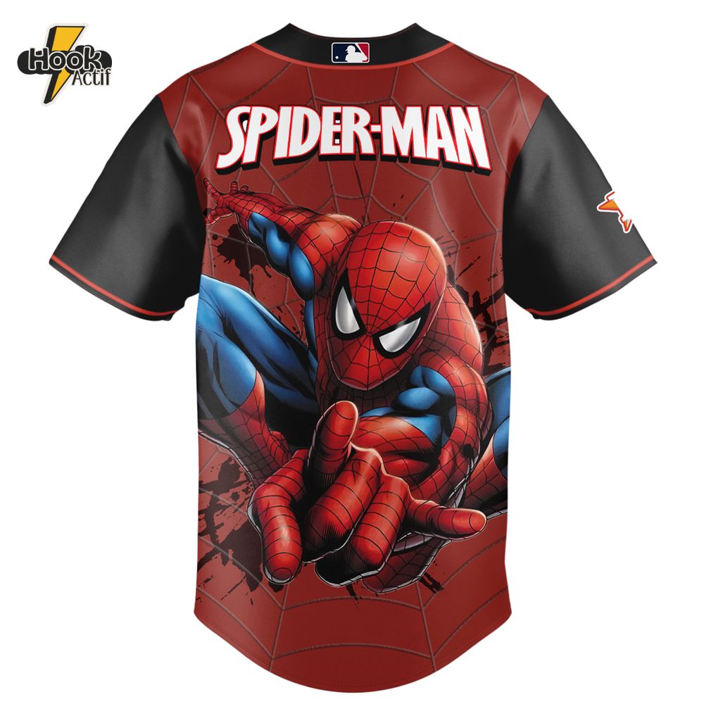 Houston Astros x Spider Man Baseball Jersey Houston Astros x Spider Man Baseball Jersey