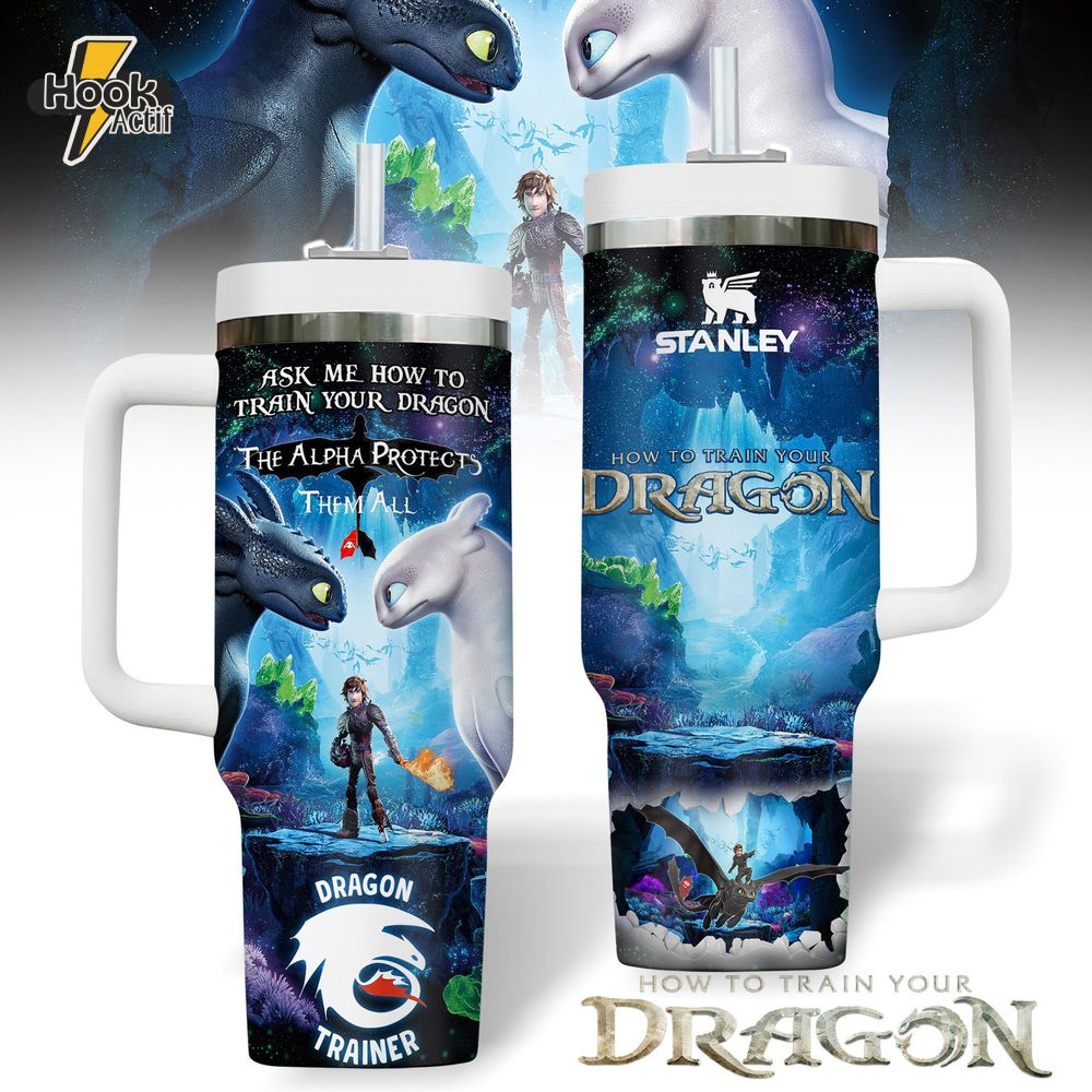 How to Train Your Dragon The Alpha Protects Stanley Tumbler How to Train Your Dragon The Alpha Protects Stanley Tumbler