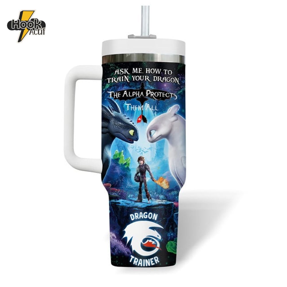 How to Train Your Dragon The Alpha Protects Stanley Tumbler How to Train Your Dragon The Alpha Protects Stanley Tumbler