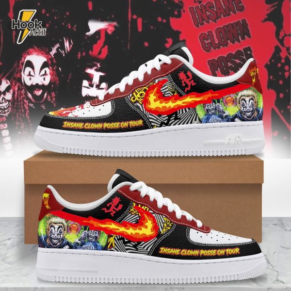 "INSANE CLOWN POSSE ON TOUR" 2025 Air Force 1 Sneakers