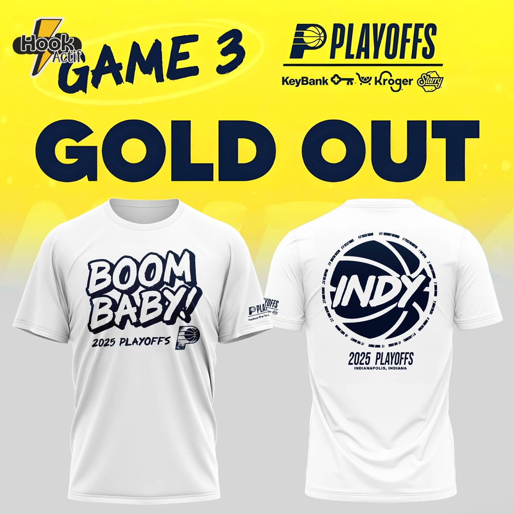 Indiana Hustle – 2025 Postseason Gear White Tshirt Indiana Hustle – 2025 Postseason Gear White Tshirt
