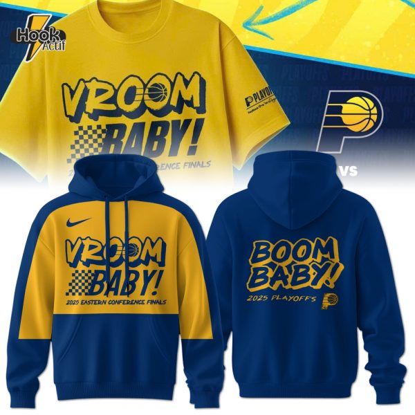 Indiana Hustle – 2025 Postseason Gear Yellow Hoodie V2