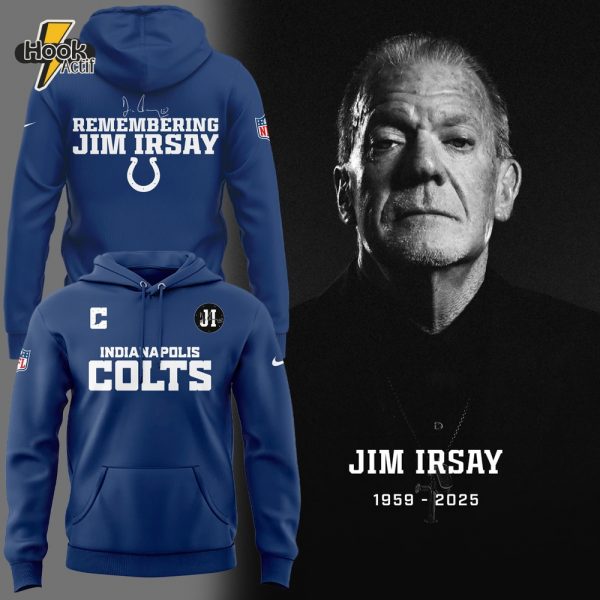 Indianapolis Colts The Boss Jim Irsay Patch Uniform Hoodie