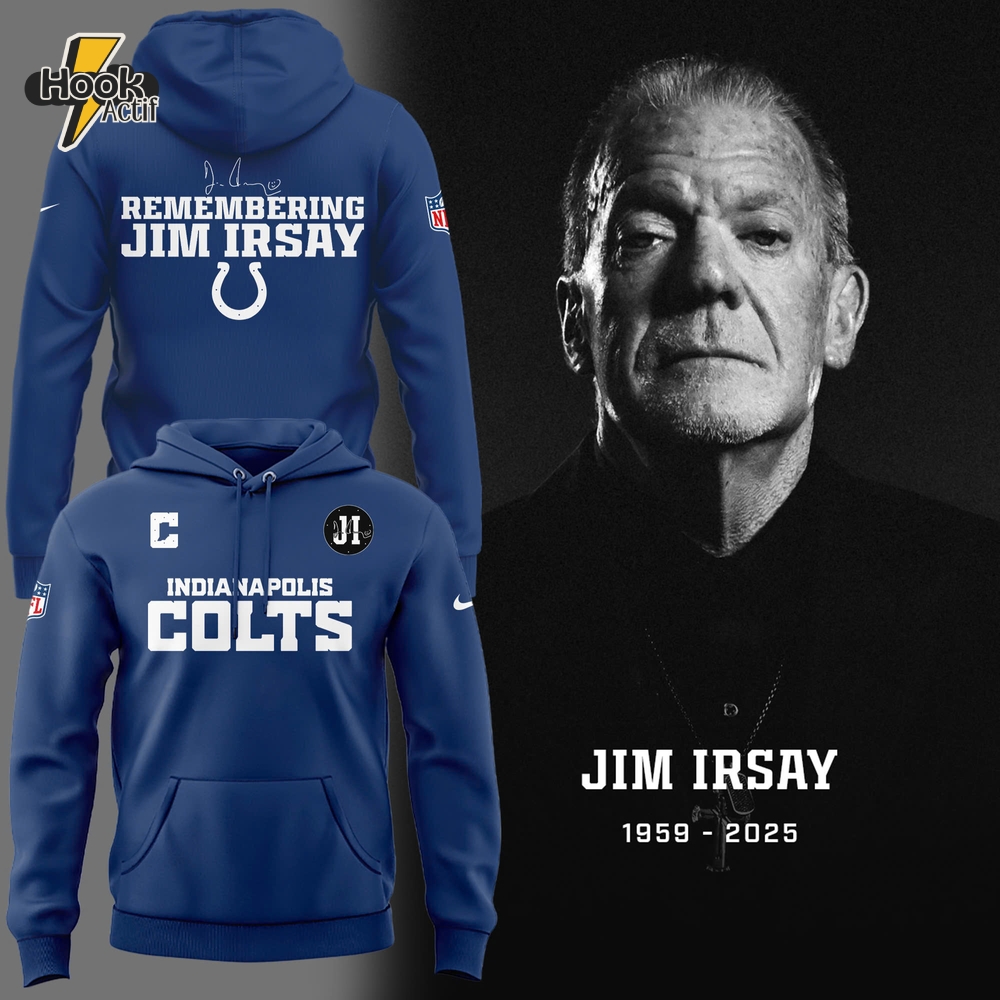 Indianapolis Colts The Boss Jim Irsay Patch Uniform Hoodie Indianapolis Colts The Boss Jim Irsay Patch Uniform Hoodie
