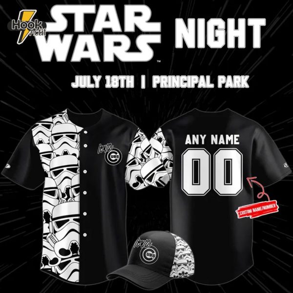 Iowa Cubs x Star Wars Night Baseball Jersey