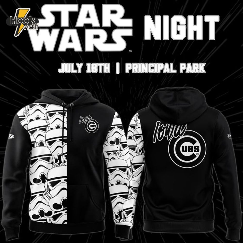 Iowa Cubs x Star Wars Night Hoodie Iowa Cubs x Star Wars Night Hoodie