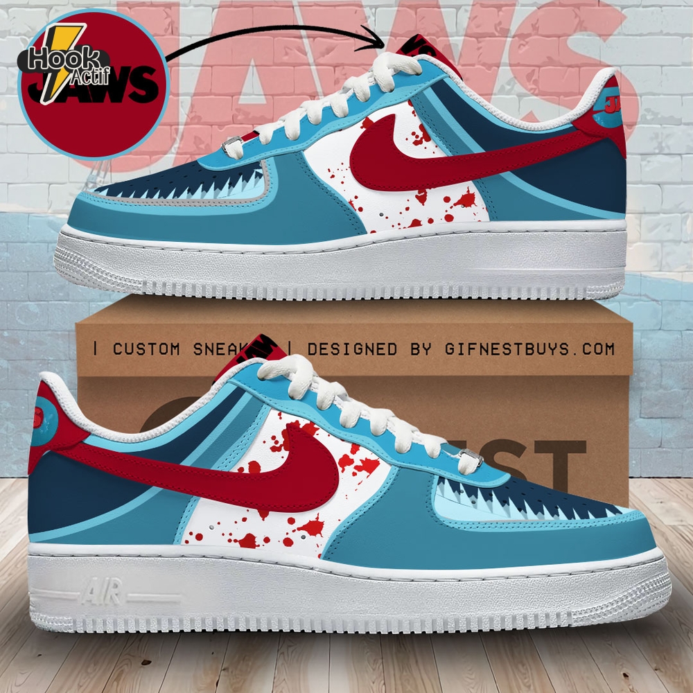 Jaws 50th Anniversary Af1 Sneaker Jaws 50th Anniversary Af1 Sneaker