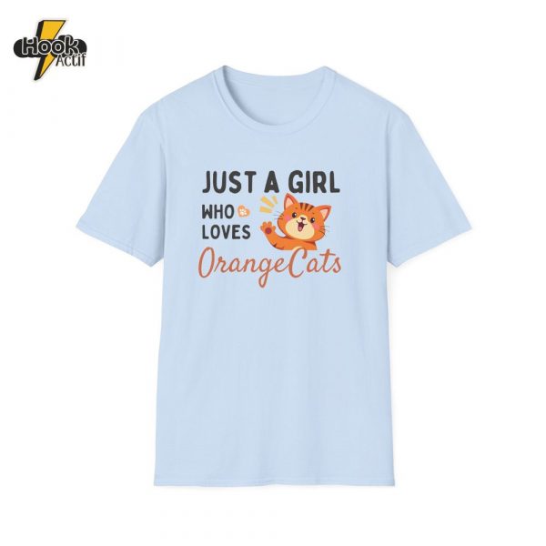 Just a Girl Who Loves Orange Cats T-Shirt