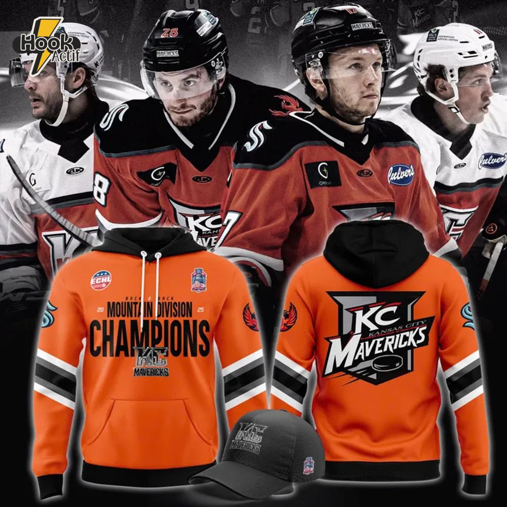 Kansas City Mavericks 2025 Mountain Division Champions Hoodie Set Kansas City Mavericks 2025 Mountain Division Champions Hoodie Set