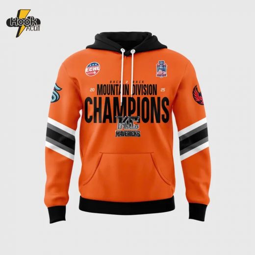 Kansas City Mavericks 2025 Mountain Division Champions Hoodie Set