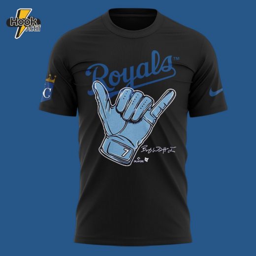 Kansas City Royals Bobby Witt Jr Hand Sign Signature T-shirt