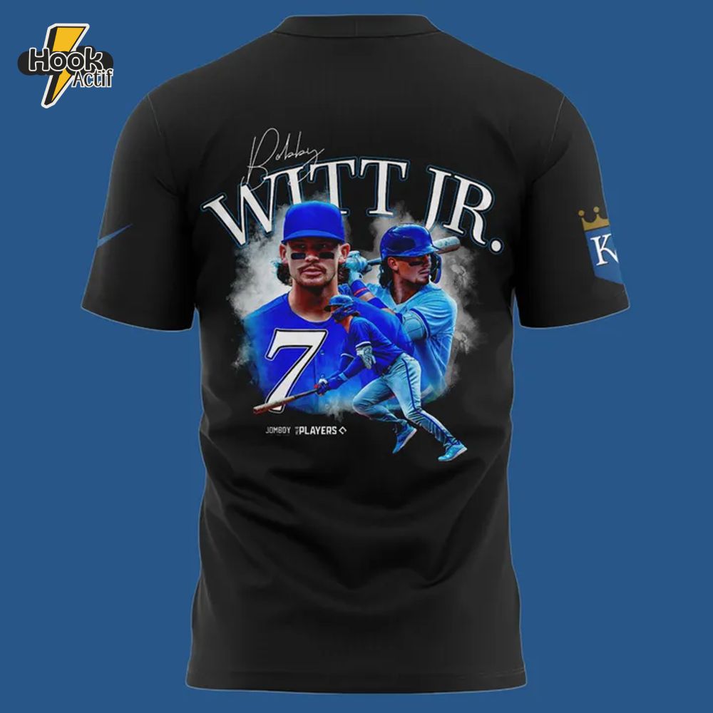 Kansas City Royals Bobby Witt Jr Hand Sign Signature T-shirt Kansas City Royals Bobby Witt Jr Hand Sign Signature T-shirt