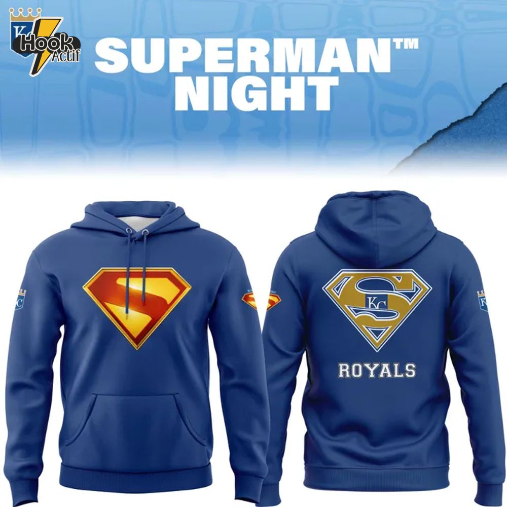 Kansas City Royals X Superman Night 2025 Hoodie Kansas City Royals X Superman Night 2025 Hoodie