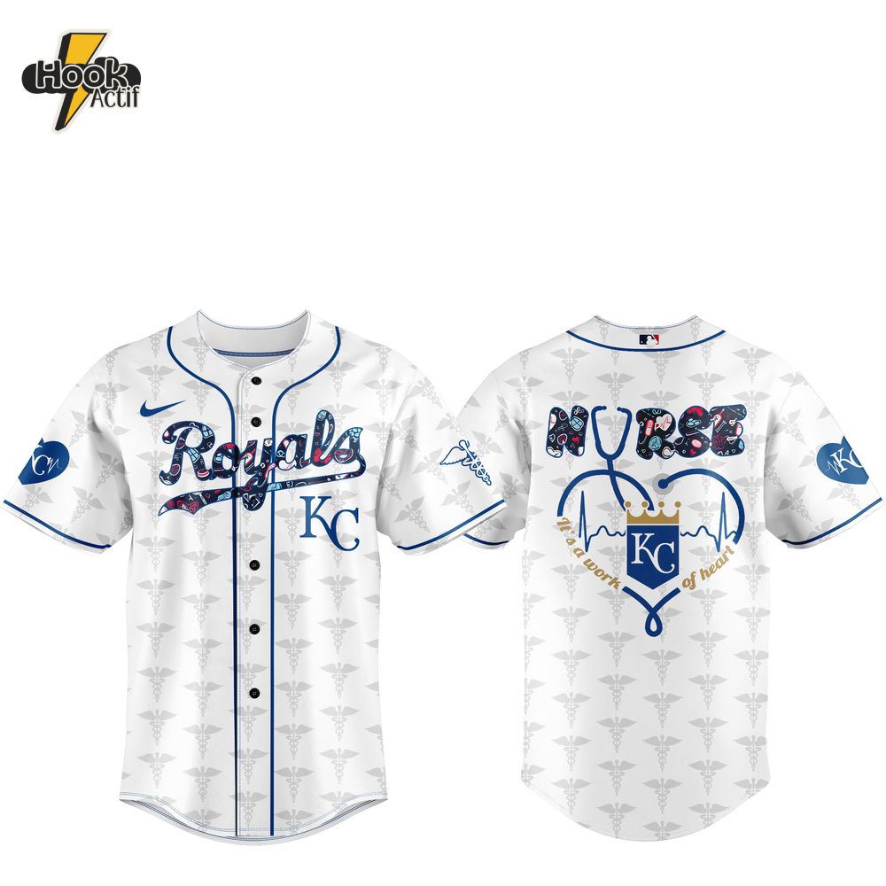 Kansas City Royals x Nurses Night Special Baseball Jersey Kansas City Royals x Nurses Night Special Baseball Jersey