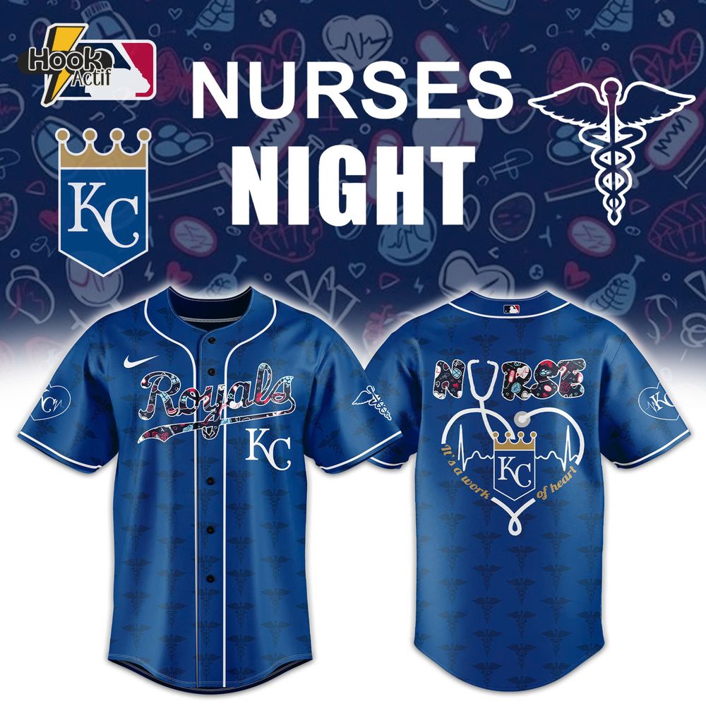 Kansas City Royals x Nurses Night Special Baseball Jersey Kansas City Royals x Nurses Night Special Baseball Jersey