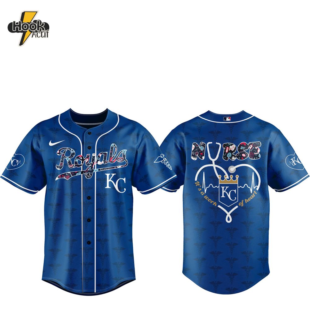 Kansas City Royals x Nurses Night Special Baseball Jersey Kansas City Royals x Nurses Night Special Baseball Jersey