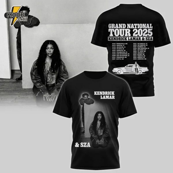 Kendrick Lamar x SZA Grand National Tour 2025 Shirt
