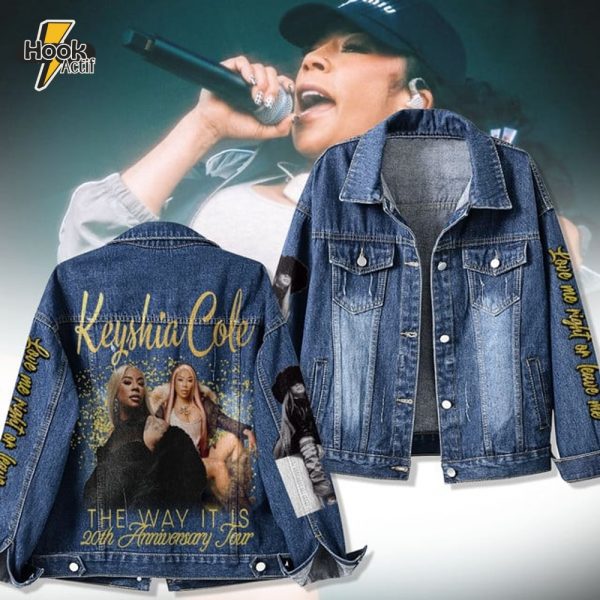 Keyshia Cole The Way It Is 20th Anniversary Tour Denim Jacket