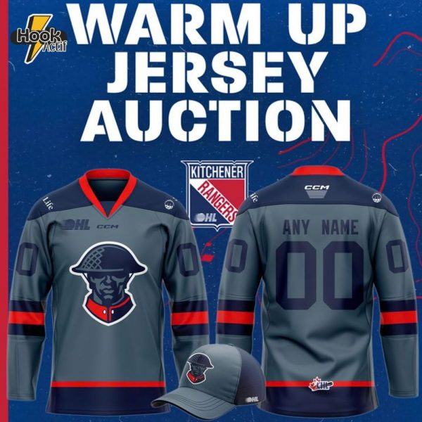 Kitchener Rangers 2024/25 Sun Life Warm-up Hockey Jersey