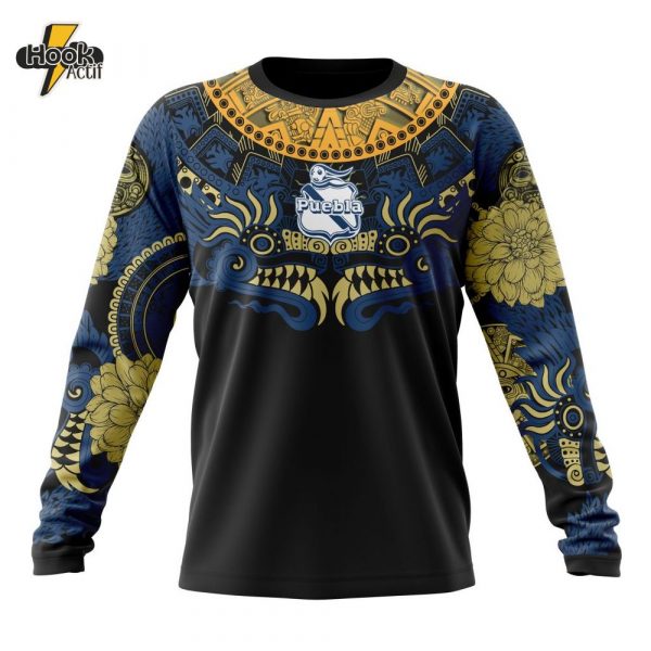 Liga Mx Club Puebla Native Hoodie Custom Hockey