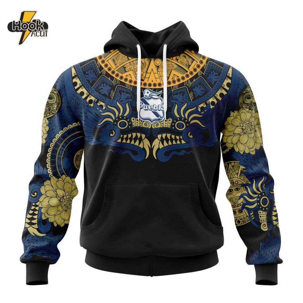 Liga Mx Club Puebla Native Hoodie Custom Hoodie Liga Mx Club Puebla Native Hoodie Custom Hoodie