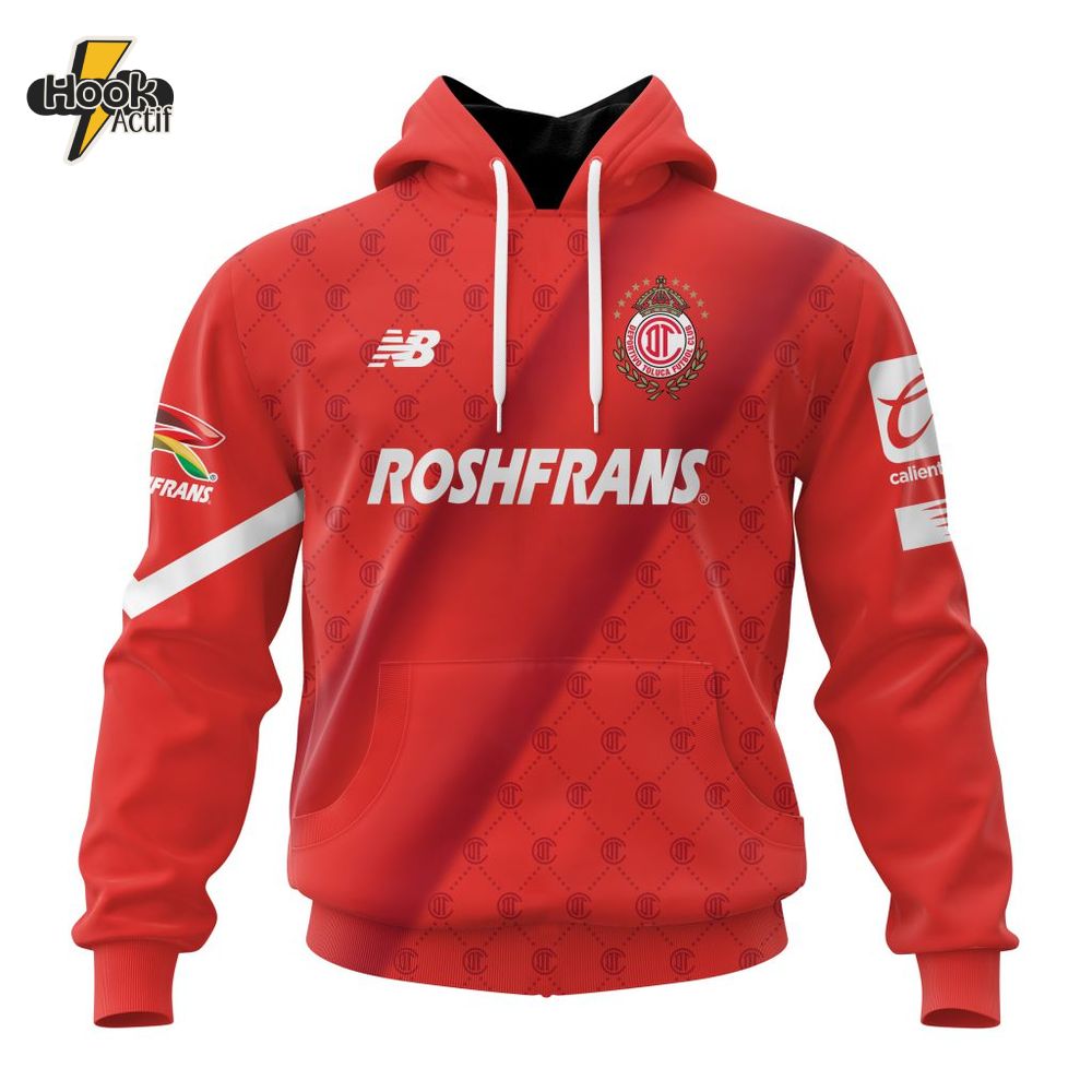 Liga Mx Deportivo Toluca Custom Hoodie Liga Mx Deportivo Toluca Custom Hoodie