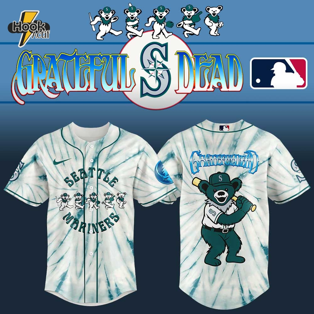 Limited Seattle Mariners Grateful Dead Jersey Limited Seattle Mariners Grateful Dead Jersey