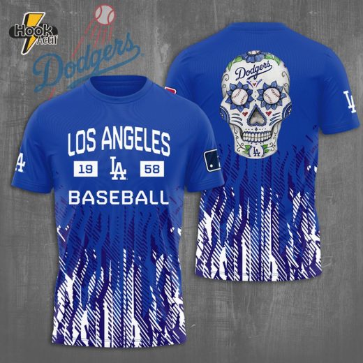 Los Angeles Dodgers 1958 Blue Fire Special Tee
