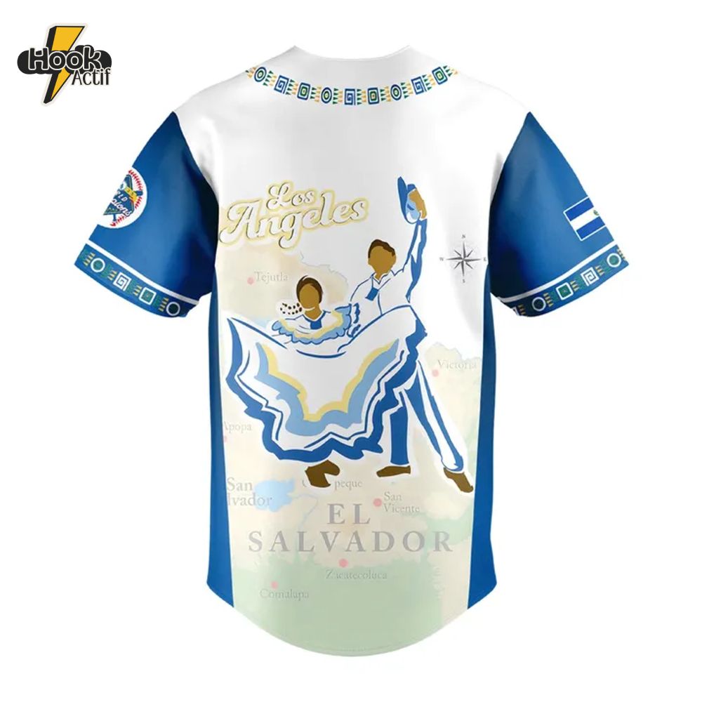 Los Angeles Dodgers 2025 Salvadoran Heritage Jersey Los Angeles Dodgers 2025 Salvadoran Heritage Jersey