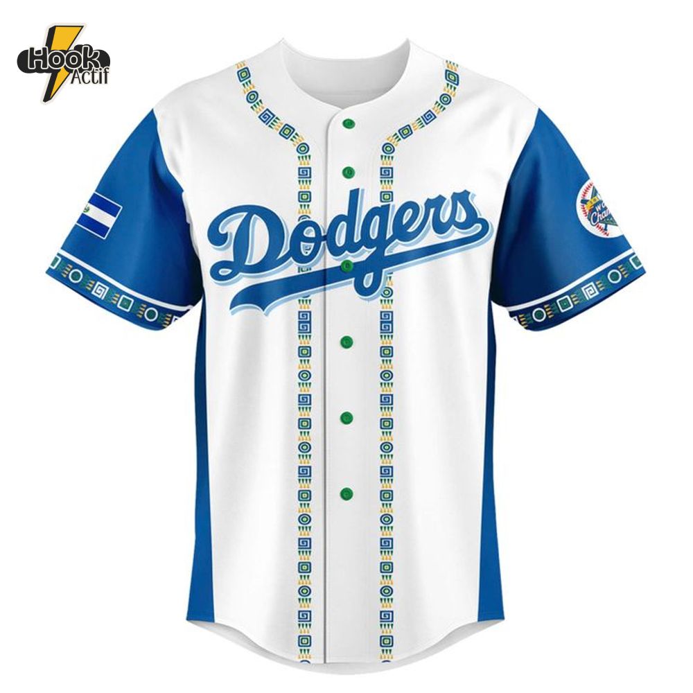 Los Angeles Dodgers 2025 Salvadoran Heritage Jersey Los Angeles Dodgers 2025 Salvadoran Heritage Jersey