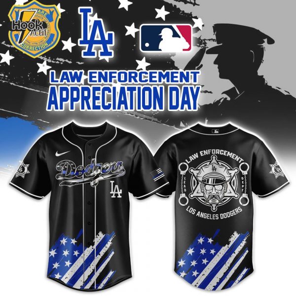 Los Angeles Dodgers Law Enforcement Appreciation Day Special Baseball Jersey