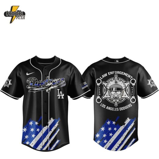Los Angeles Dodgers Law Enforcement Appreciation Day Special Baseball Jersey