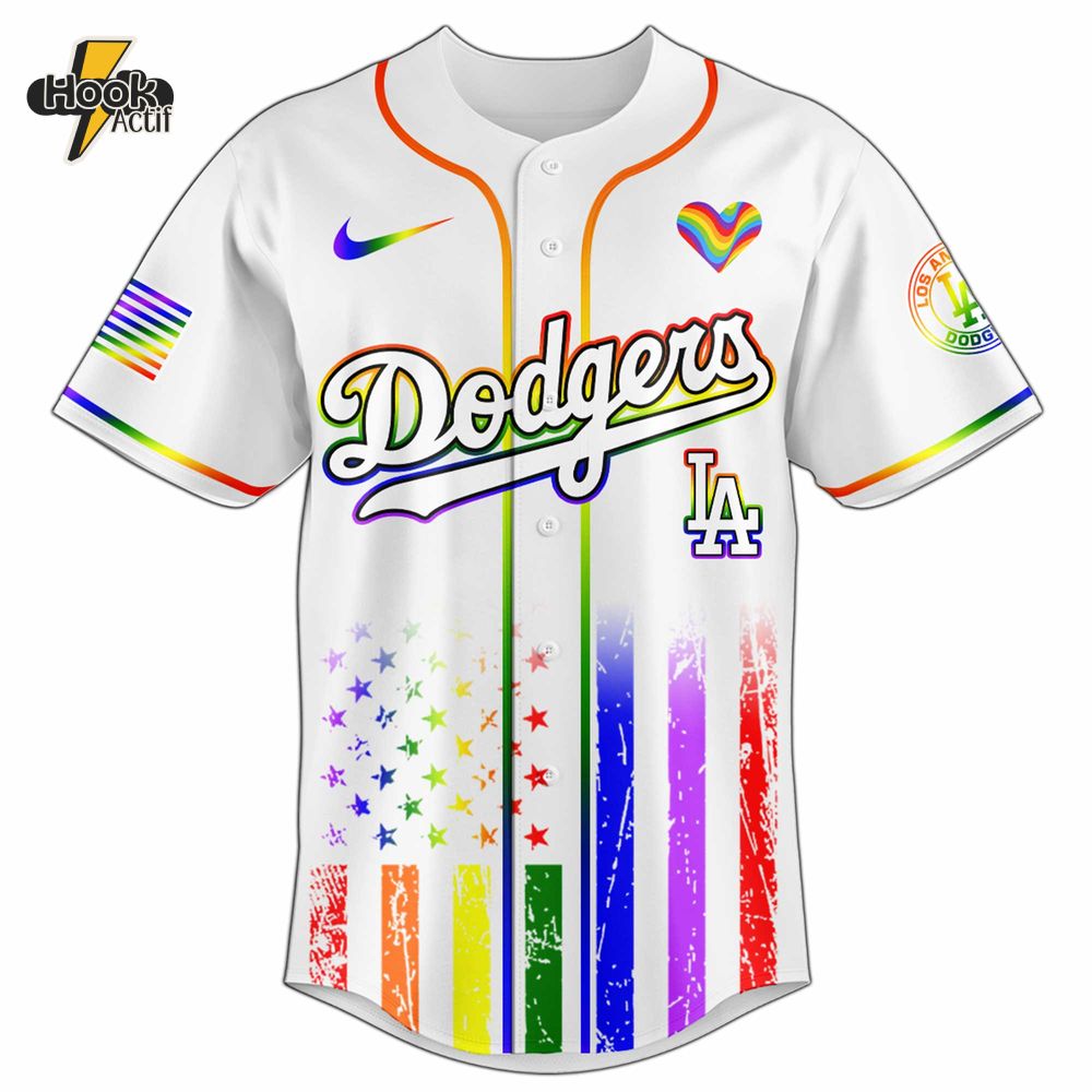 Los Angeles Dodgers MLB x Happy Pride Month Jersey 2025 Los Angeles Dodgers MLB x Happy Pride Month Jersey 2025