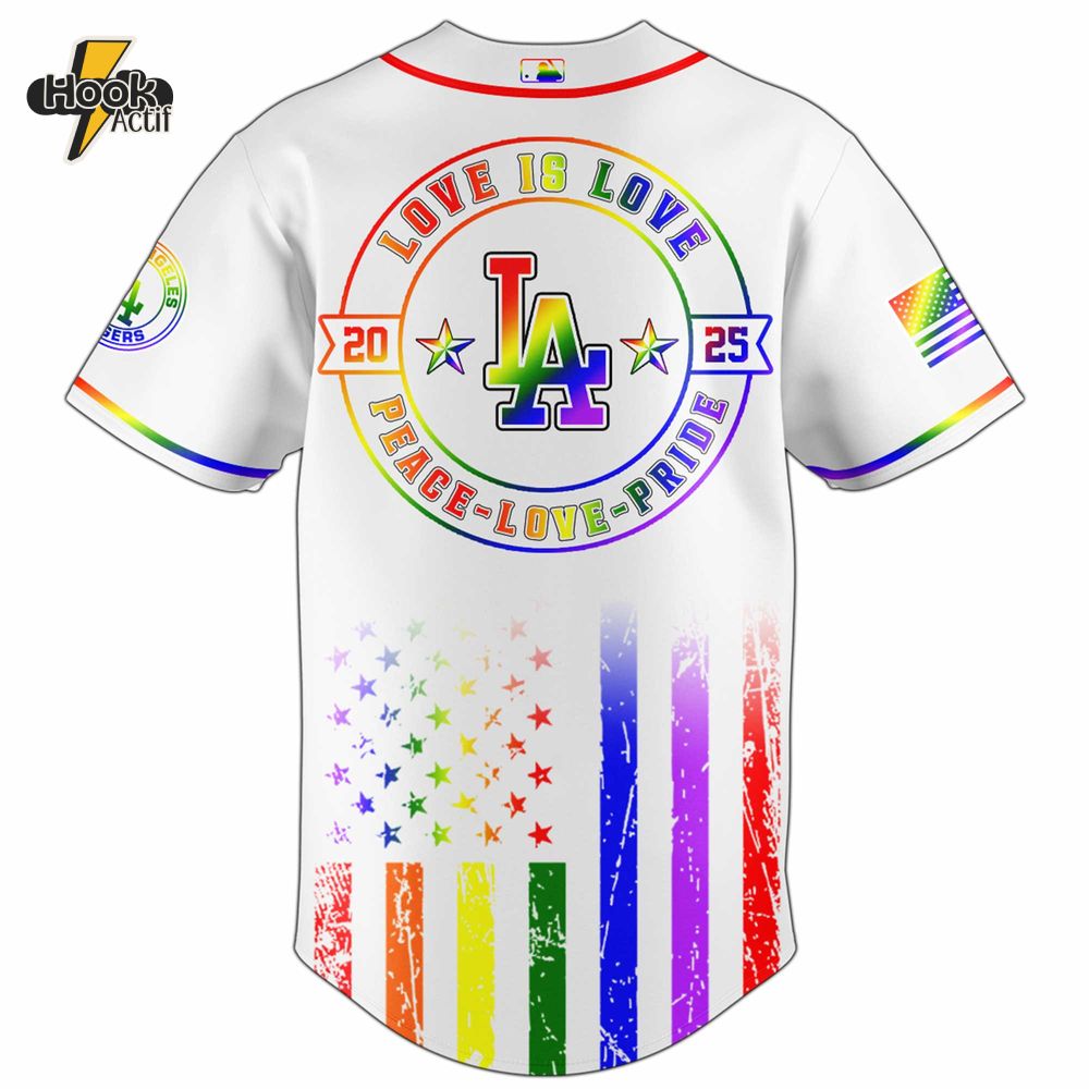 Los Angeles Dodgers MLB x Happy Pride Month Jersey 2025 Los Angeles Dodgers MLB x Happy Pride Month Jersey 2025