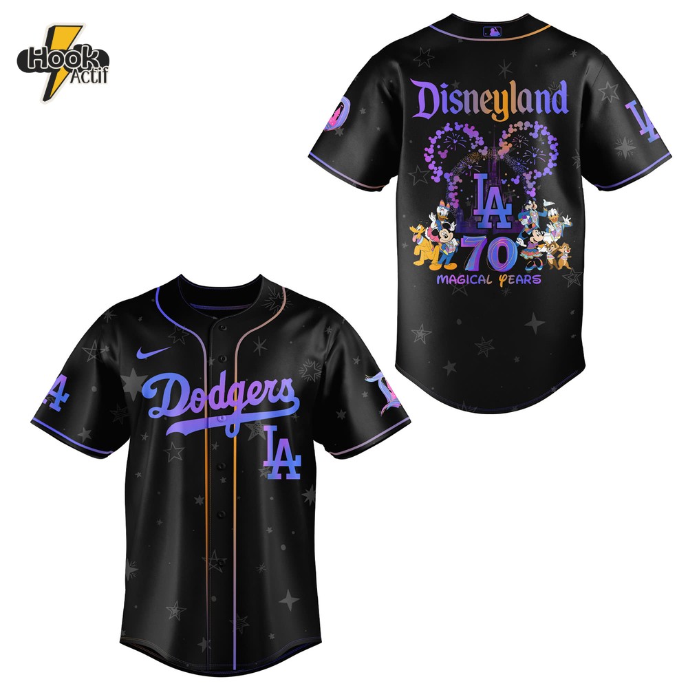 Los Angeles Dodgers x Disneyland 70th Baseball Jersey Los Angeles Dodgers x Disneyland 70th Baseball Jersey