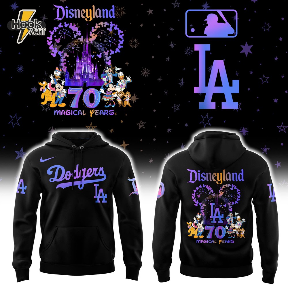 Los Angeles Dodgers x Disneyland 70th Hoodie Los Angeles Dodgers x Disneyland 70th Hoodie