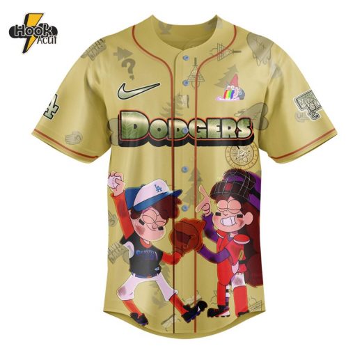 Los Angeles Dodgers x Gravity Falls Baseball Jersey