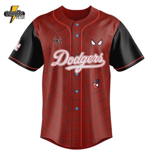 Los Angeles Dodgers x Spider Man Baseball Jersey