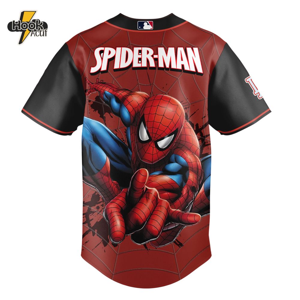 Los Angeles Dodgers x Spider Man Baseball Jersey Los Angeles Dodgers x Spider Man Baseball Jersey