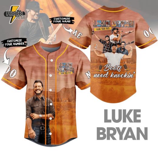 Luke Bryan Boots Need Knockin’ Baseball Jersey