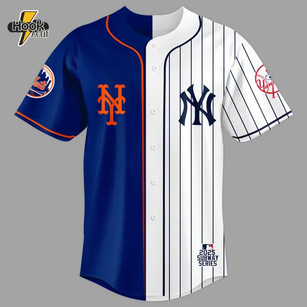MLB 2025 New York Subway Series Yankees x Mets Baseball Jersey MLB 2025 New York Subway Series Yankees x Mets Baseball Jersey